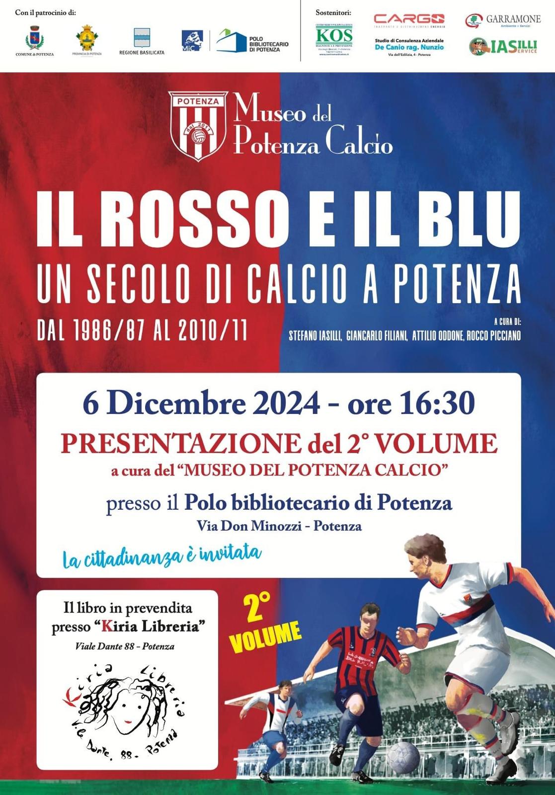 Il Rosso e il Blu - un secolo di calcio a Potenza