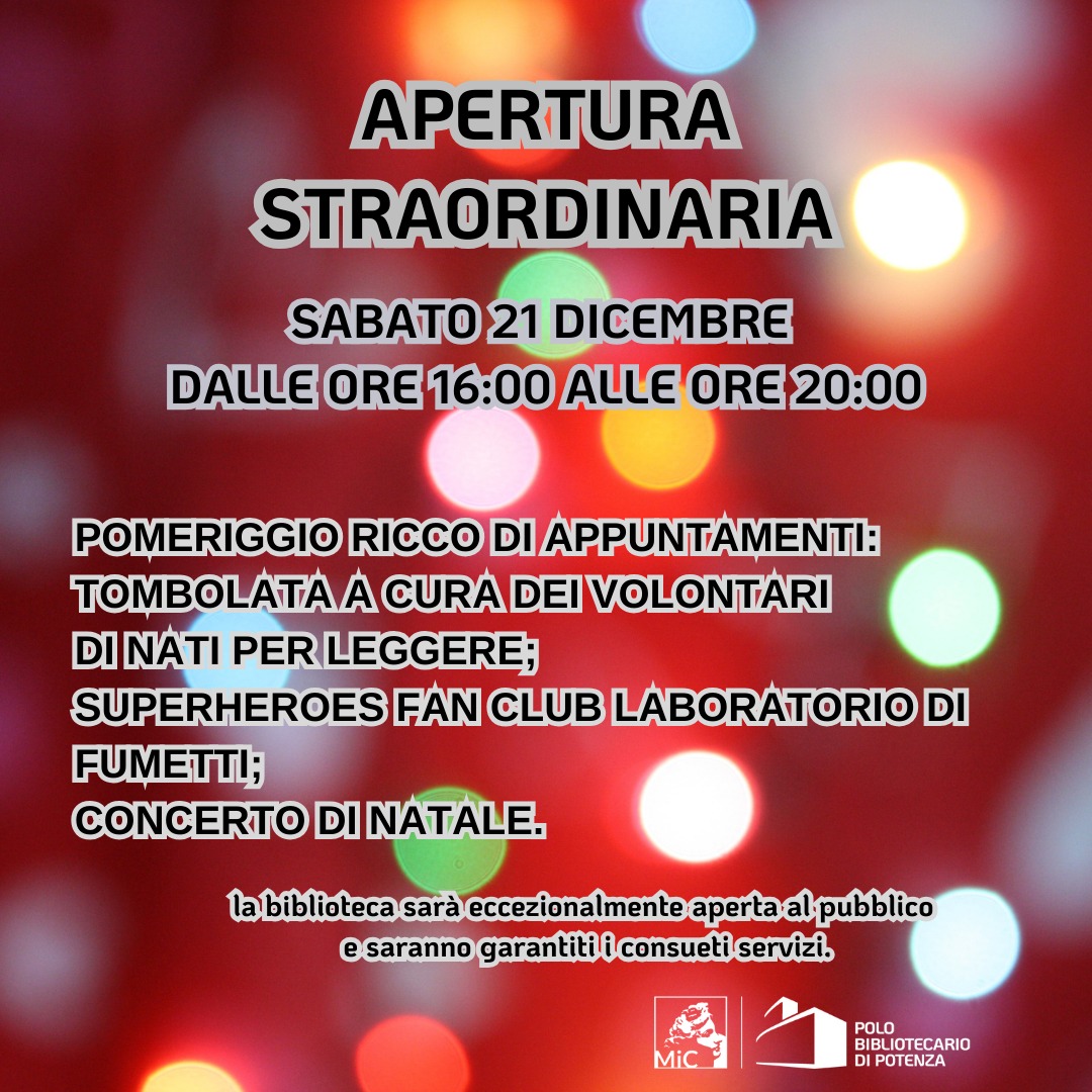 Apertura Straordinaria