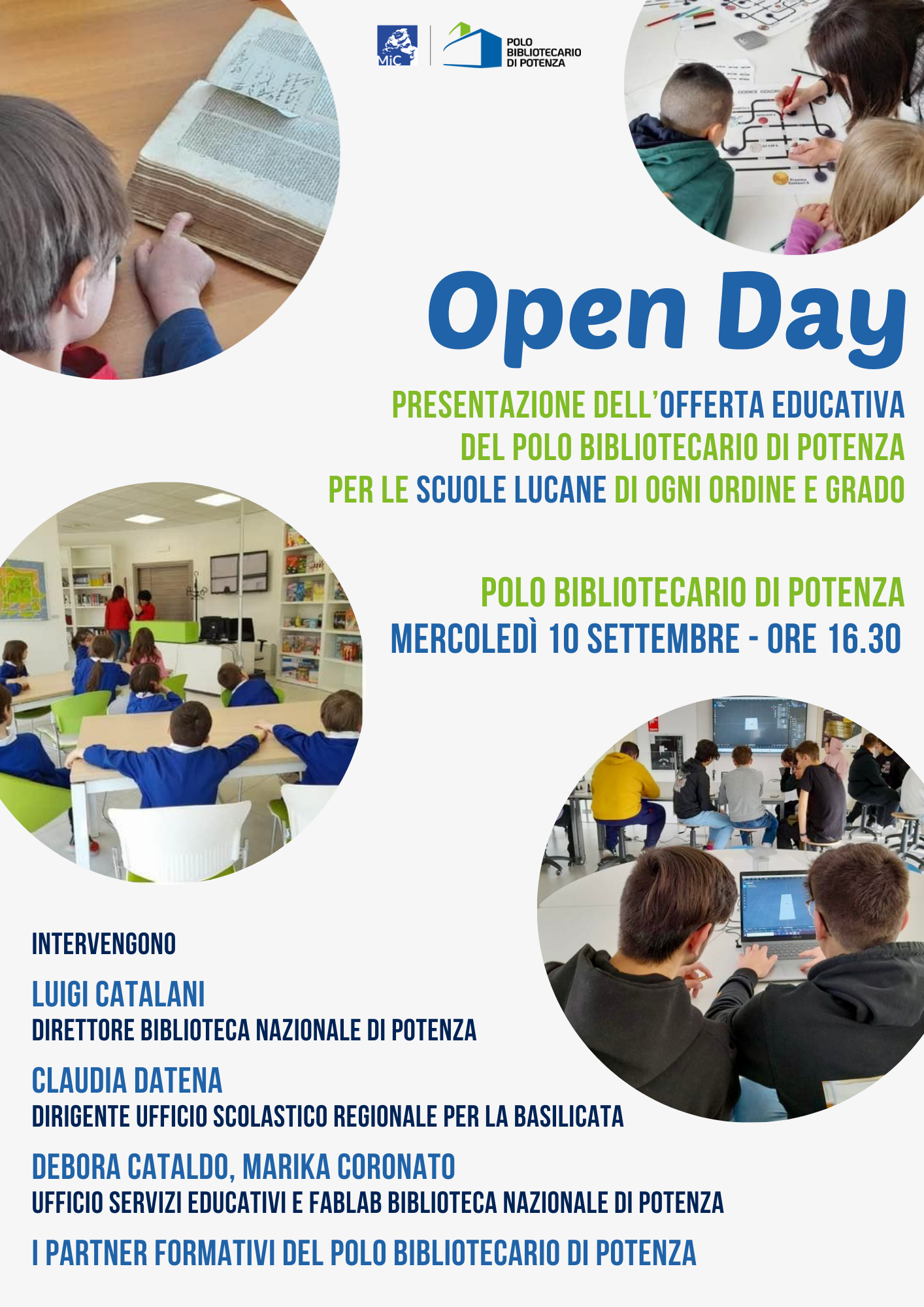 Offerta educativa del Polo Bibliotecario di Potenza per l'anno 2025 - 2026