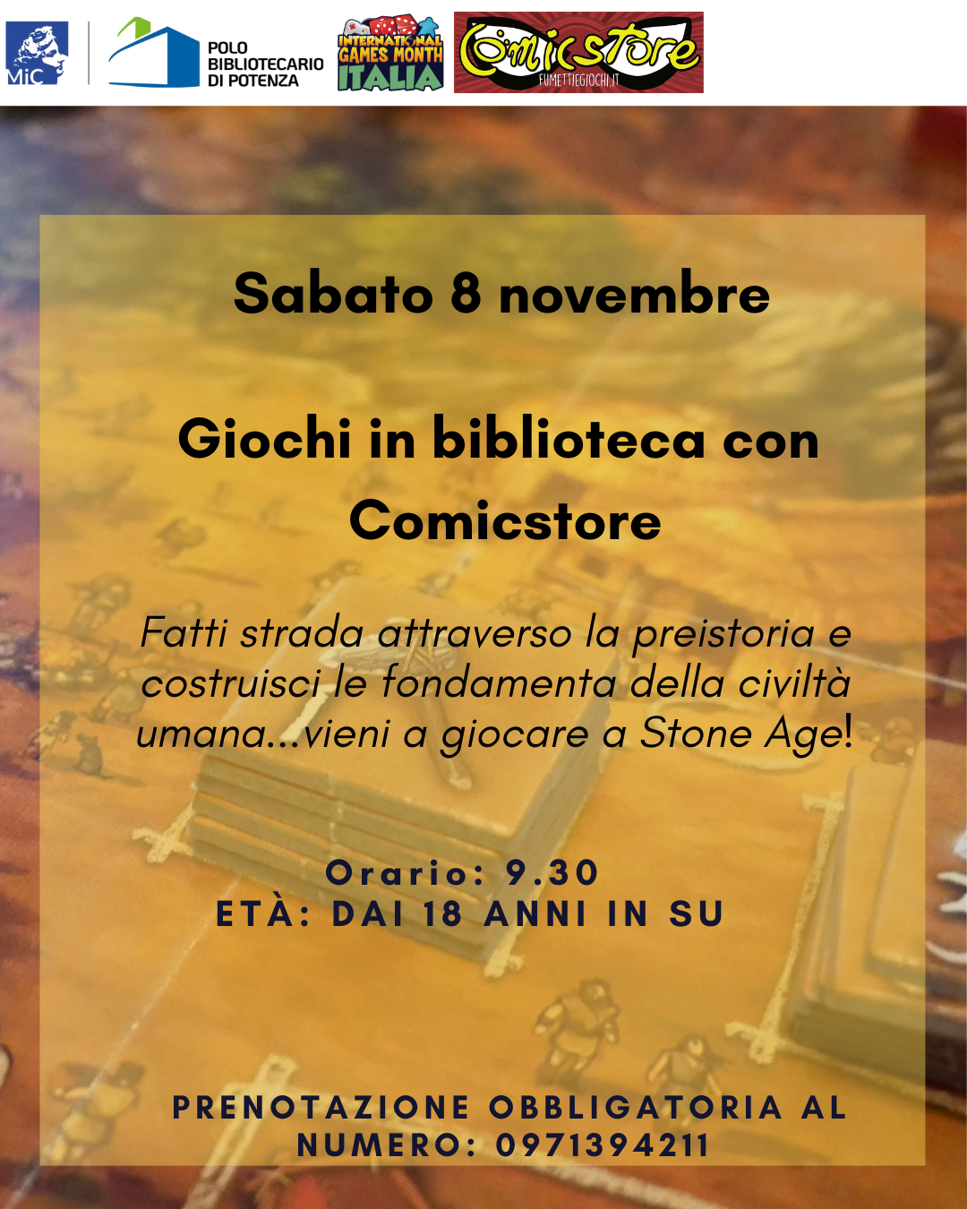 Giochi in Biblioteca con ComicStore