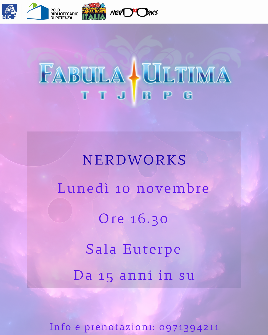 Giochi in Biblioteca con Nerdworks