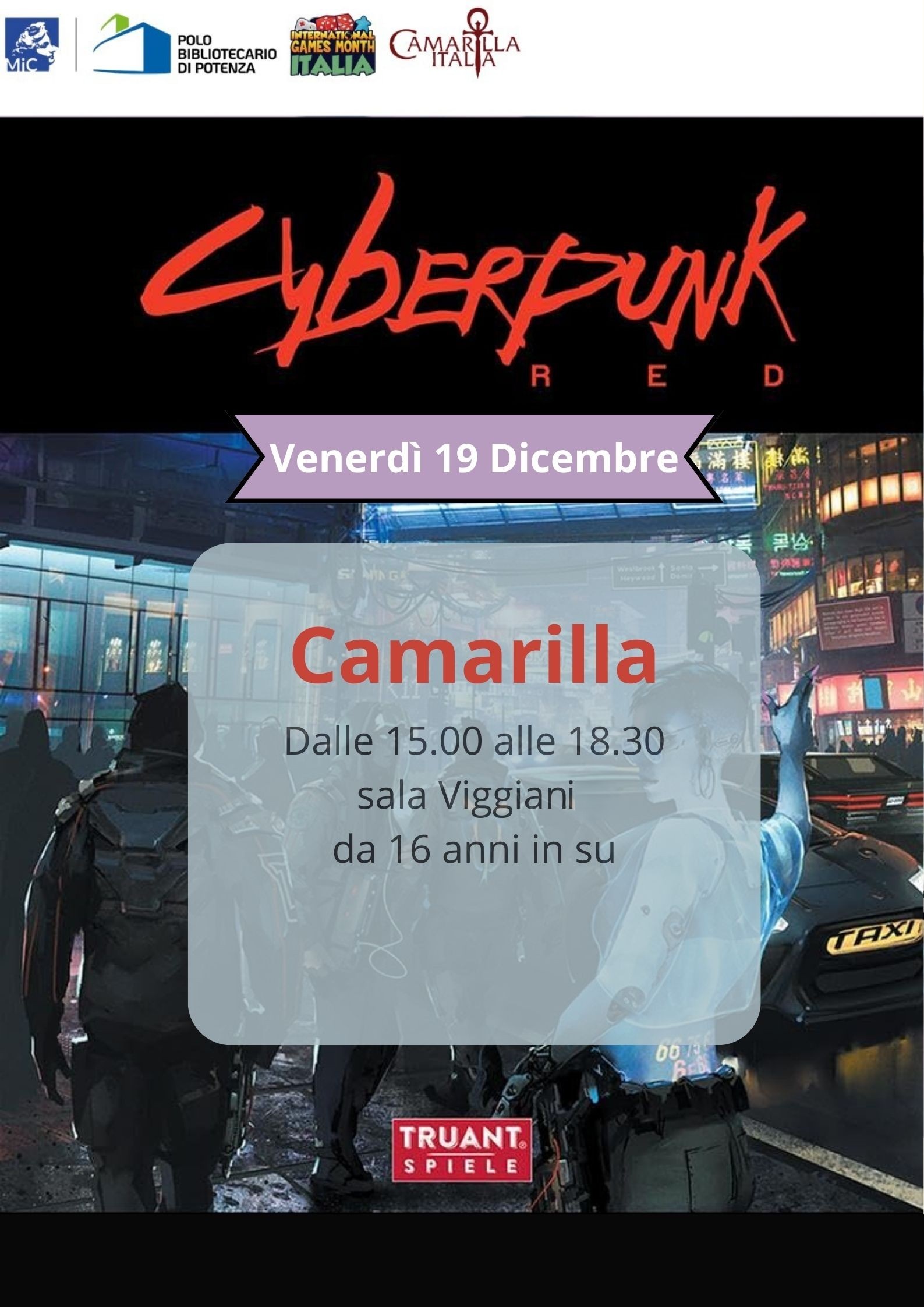 Giochi in Biblioteca con Camarilla