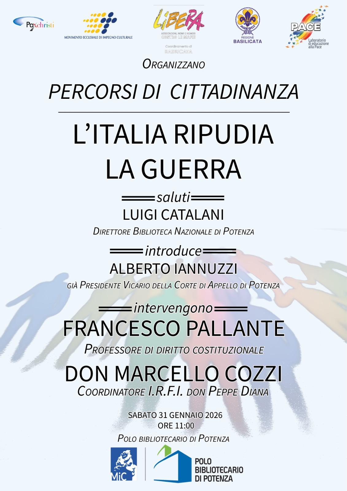 L'Italia ripudia la guerra