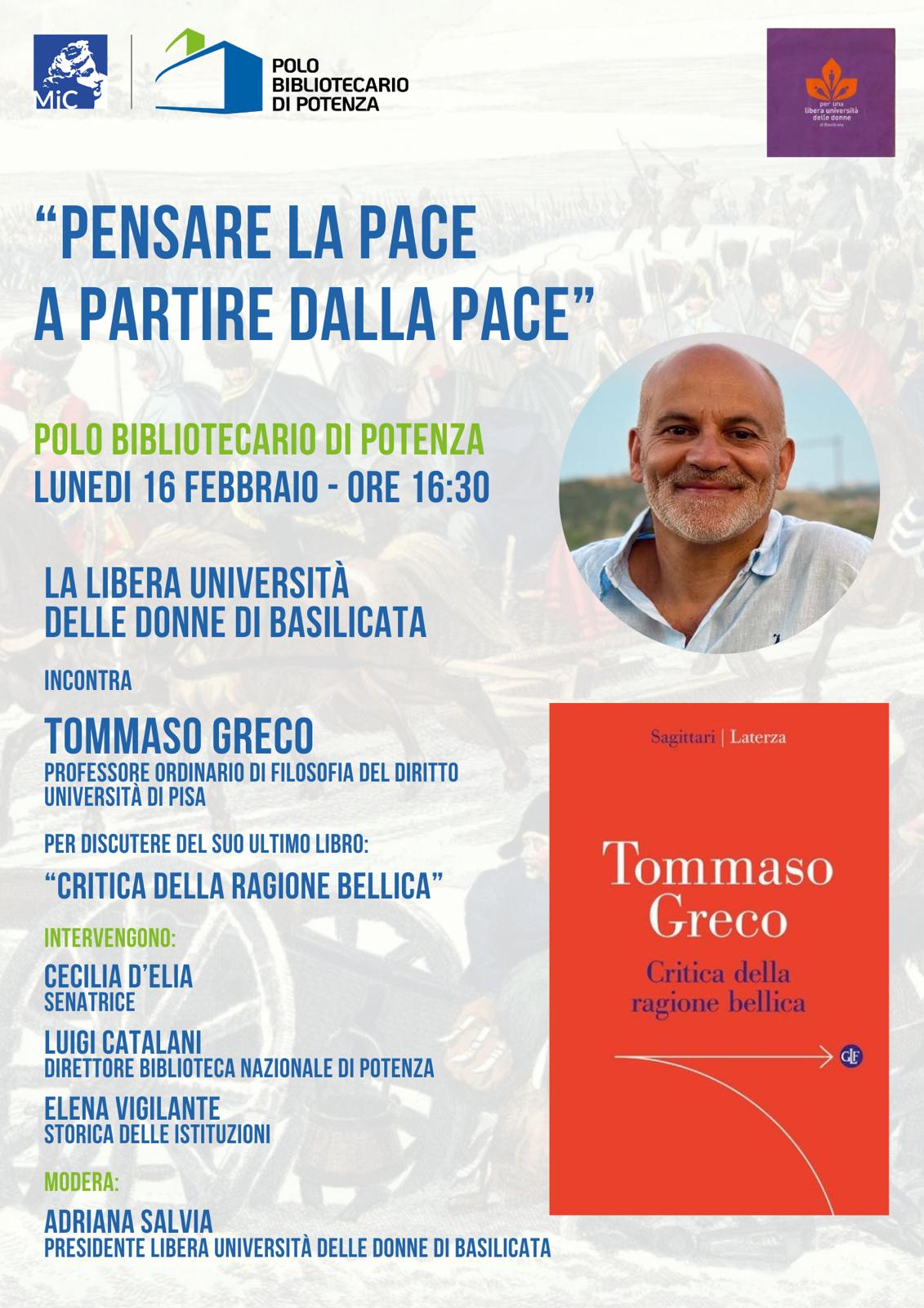 Critica della ragione bellica - Tommaso Greco