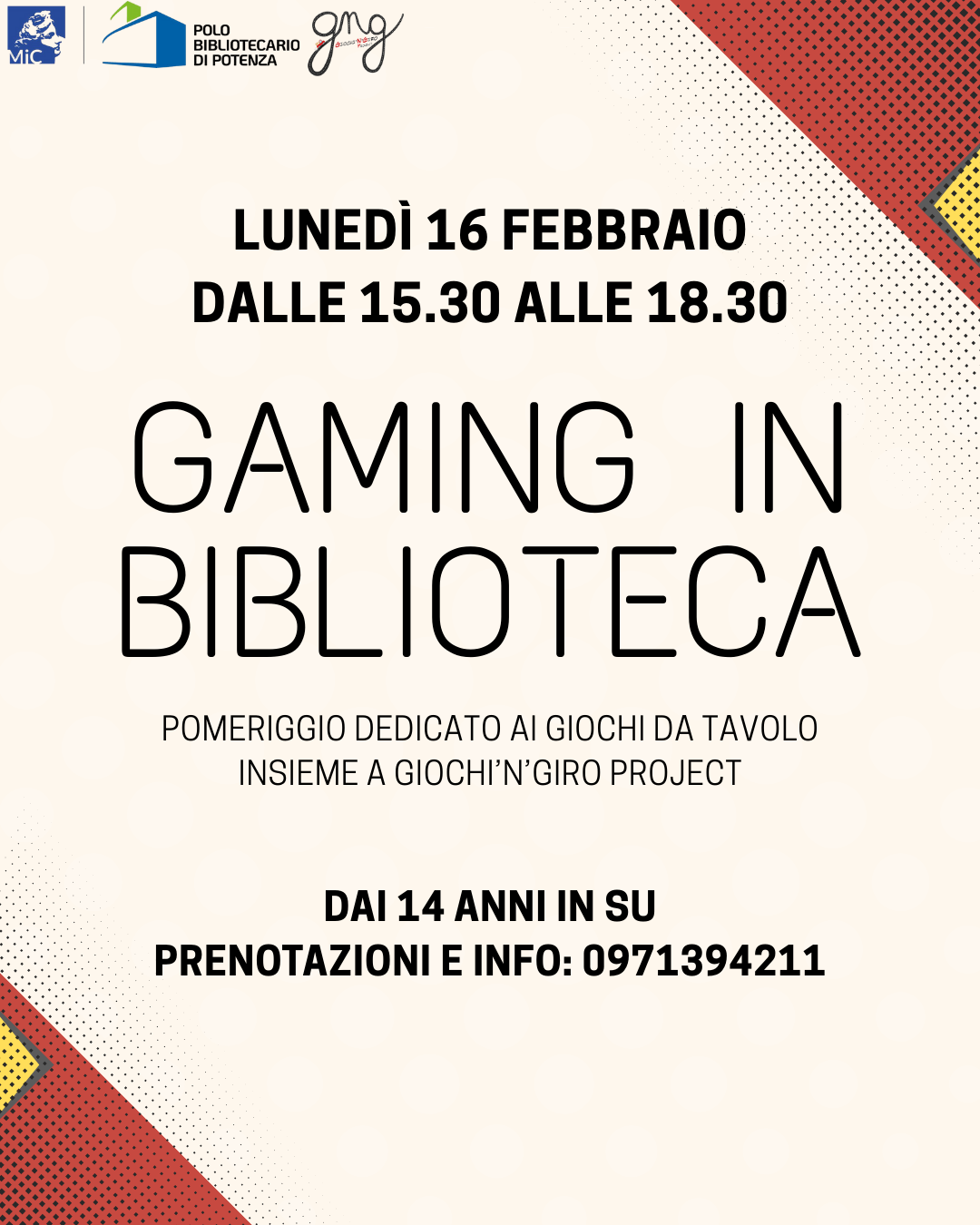 Giochi in Biblioteca con Giochi in Giro