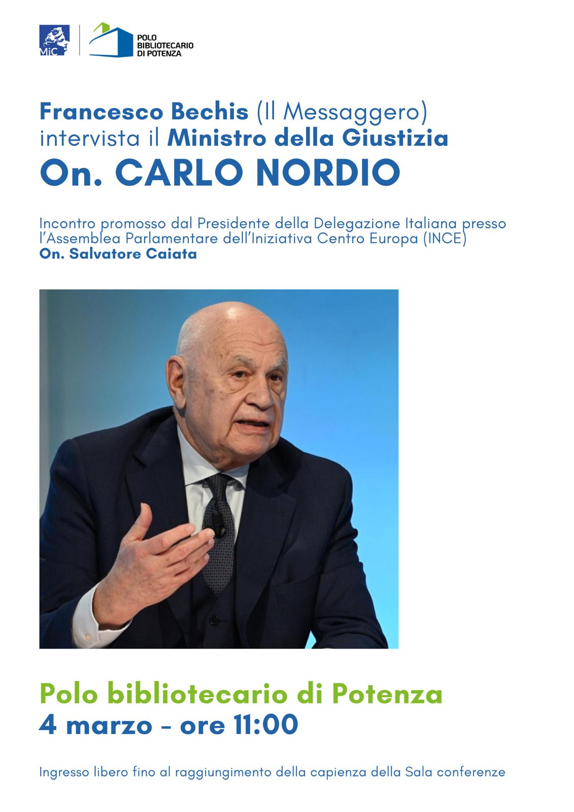Incontro con il Ministro della Giustizia