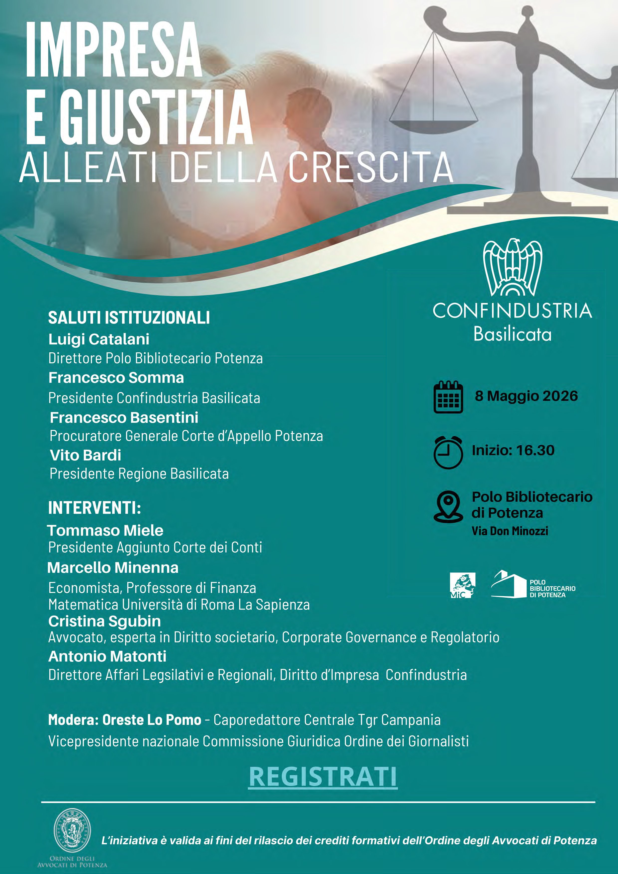 Impresa e Giustizia, alleati della crescita