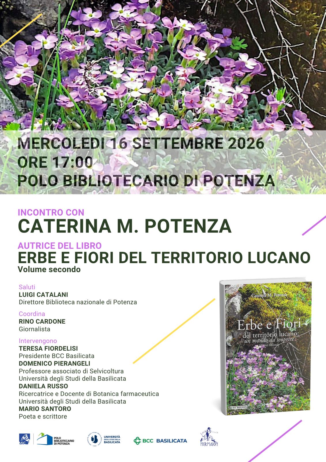 Erbe e fiori del territorio lucano vol. II - Caterina M. Potenza