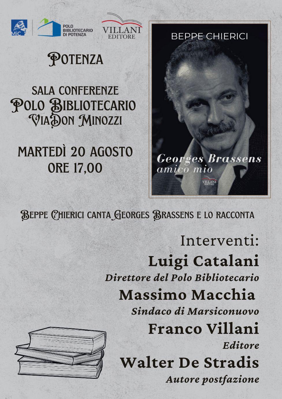 George Brassens,  amico mio - Beppe Chierici