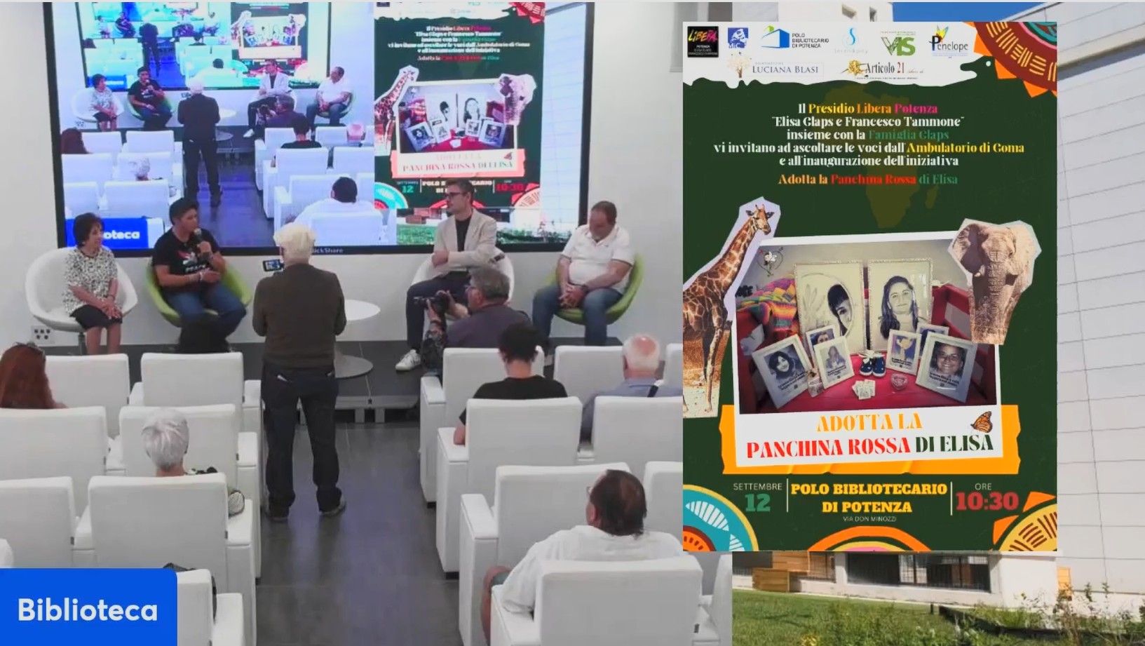 ADOTTA LA PANCHINA ROSSA DI ELISA 